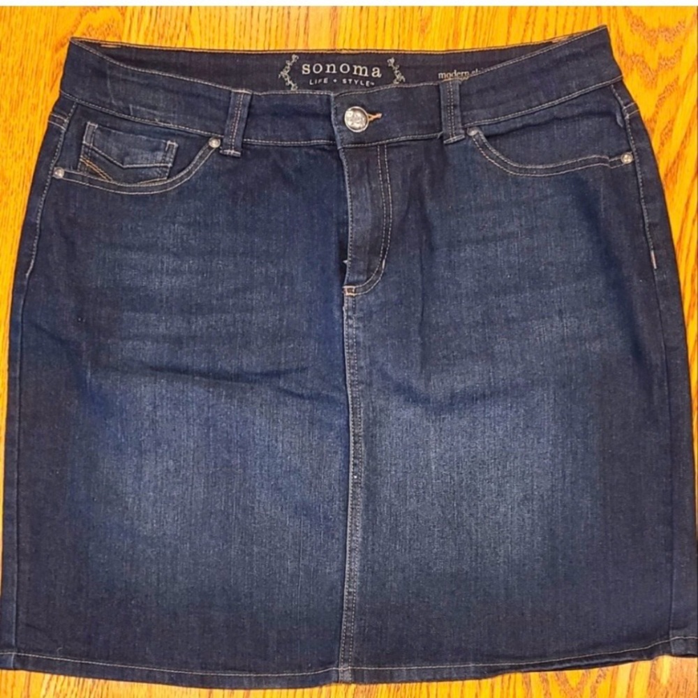 Sonoma  Blue Denim Skirt